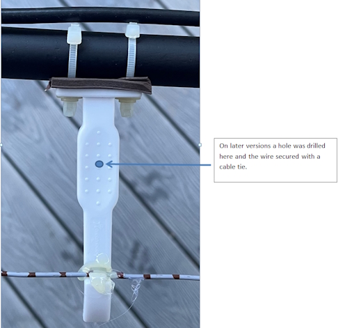 click to enlarge door catch and parasitic wire